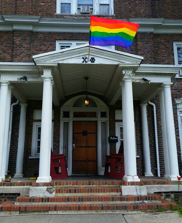 Pride Flag on the Chi